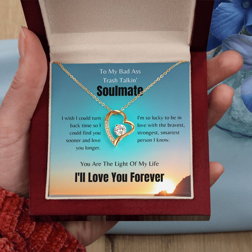 To My Bad Ass Soulmate | Forever Love Necklace