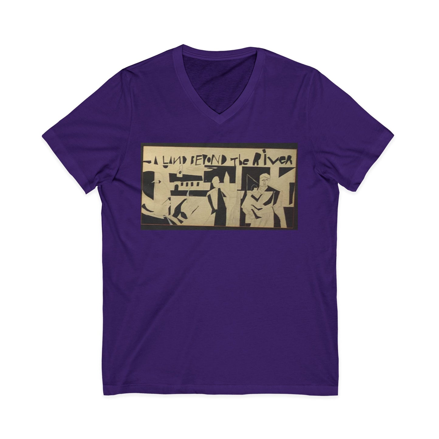 A Land Beyond The River - Artistic Unisex V-Neck Tee