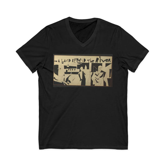 A Land Beyond The River - Artistic Unisex V-Neck Tee