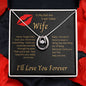 To My Bad Ass Trash Talkin' Wife | Lucky In Love Necklace