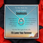 To My Bad Ass Trash Talkin' Soulmate | Lucky In Love Necklace