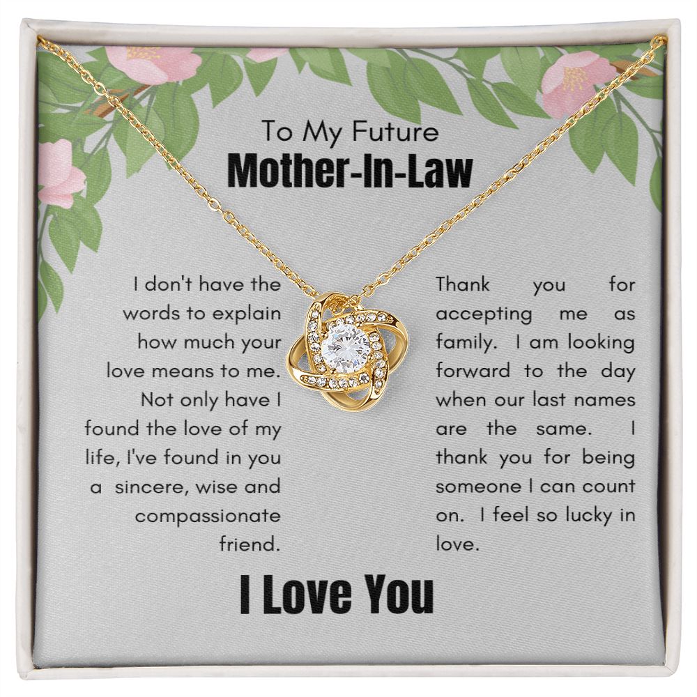 To My Future Mother-In-Law | Love Knot Necklace