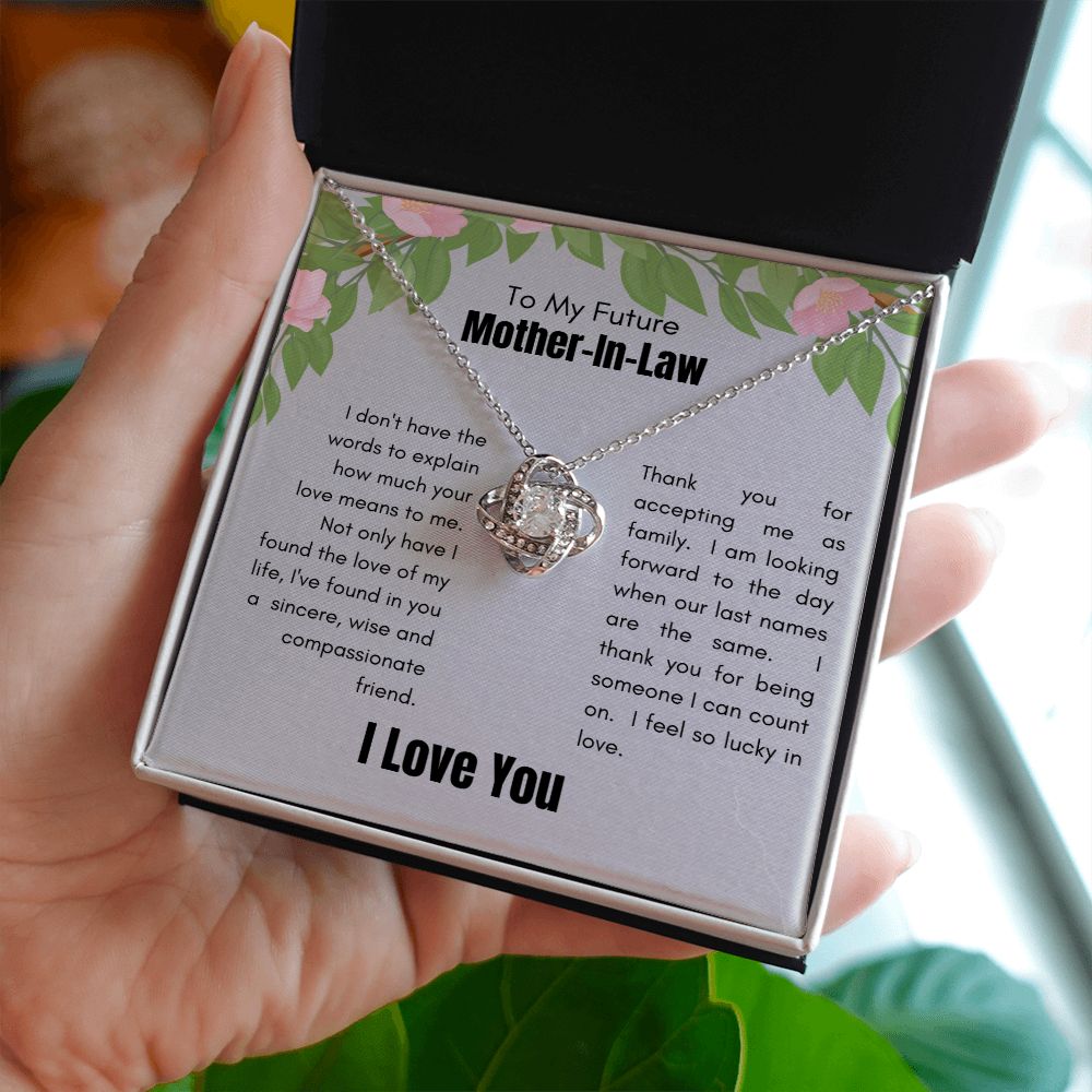 To My Future Mother-In-Law | Love Knot Necklace