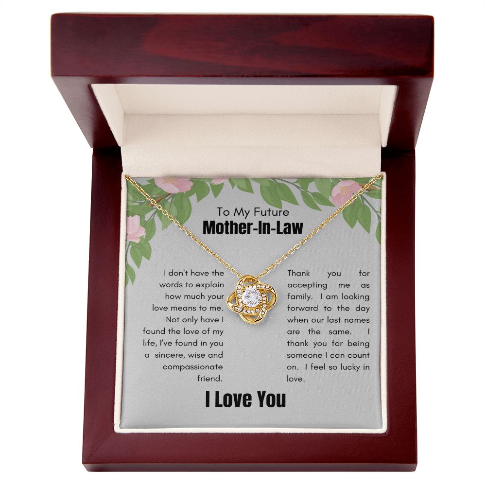 To My Future Mother-In-Law | Love Knot Necklace