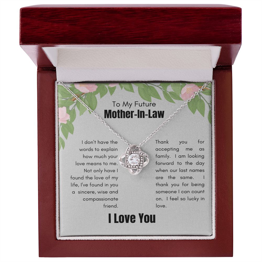 To My Future Mother-In-Law | Love Knot Necklace