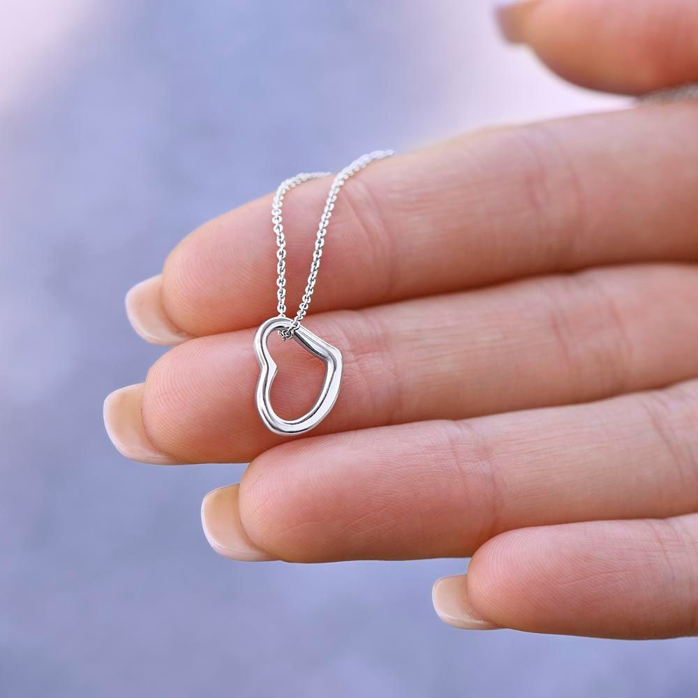 To My Incredible Daughter | Delicate Heart Necklace