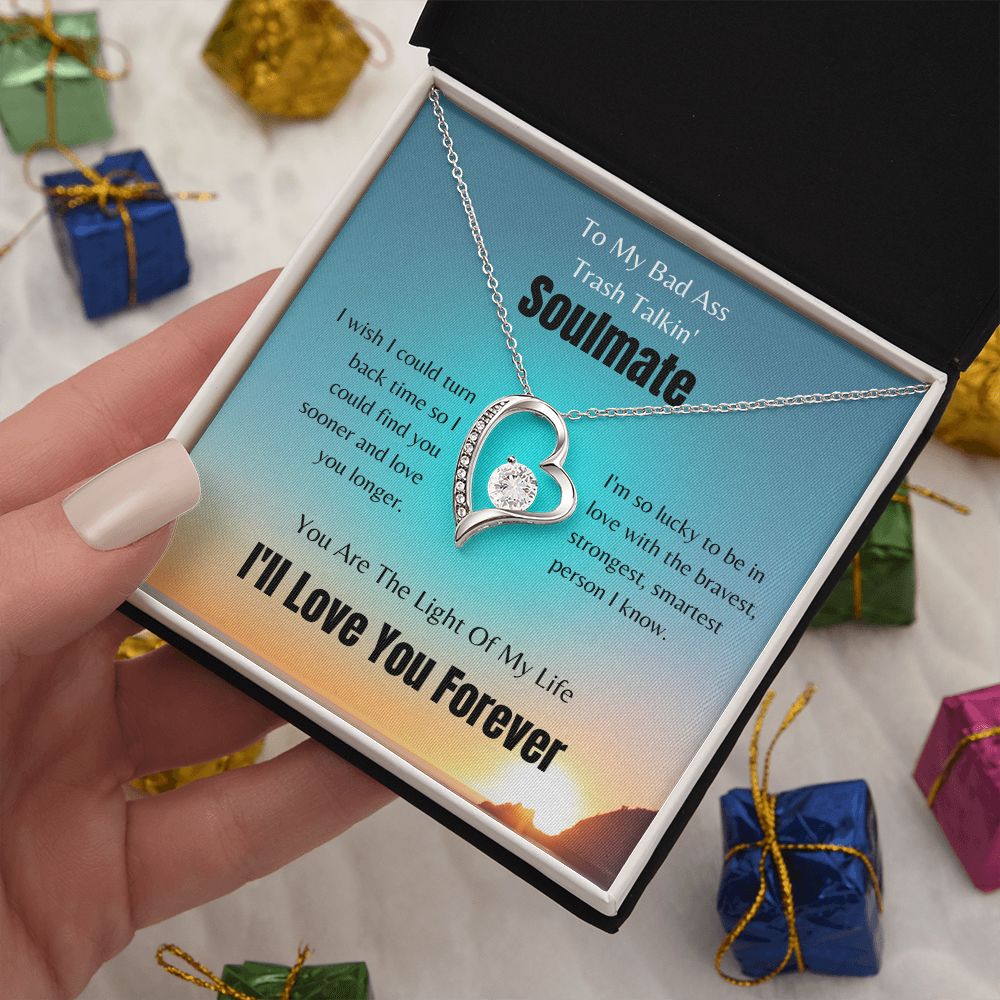 To My Bad Ass Soulmate | Forever Love Necklace