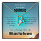 To My Bad Ass Soulmate | Forever Love Necklace